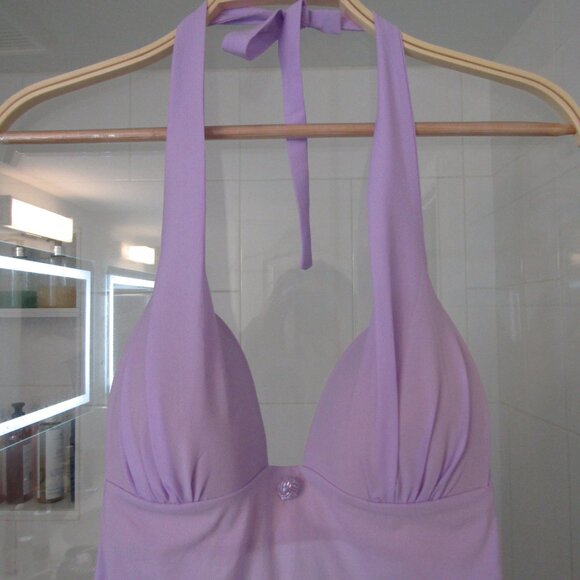 LISE CHARMEL Lavender Purple Halter Beach Dress---Medium. NWT's - Picture 2 of 9